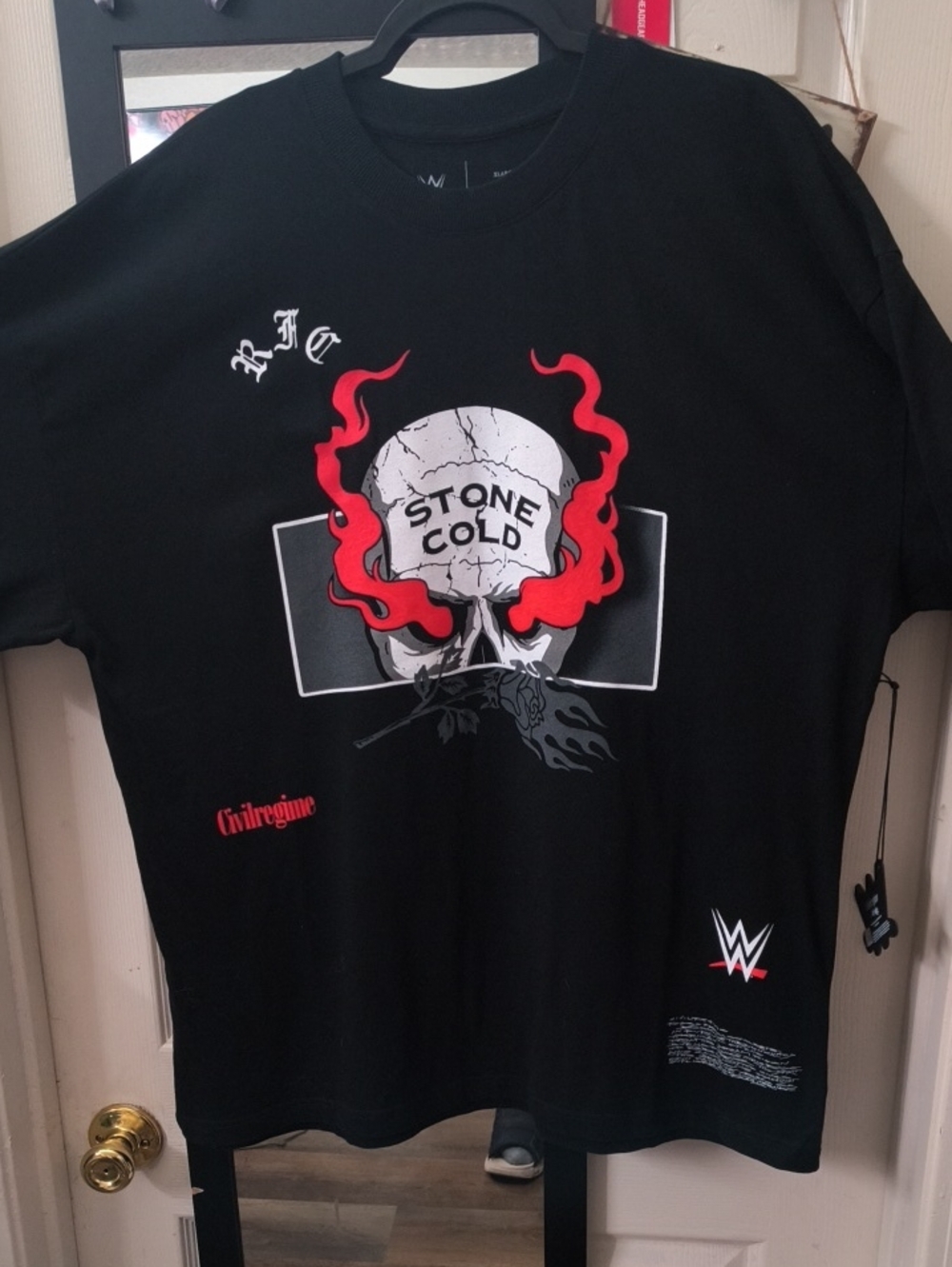 Stone Cold , Civil Regime/WWE Collab Oversized XL Brand New W Tags